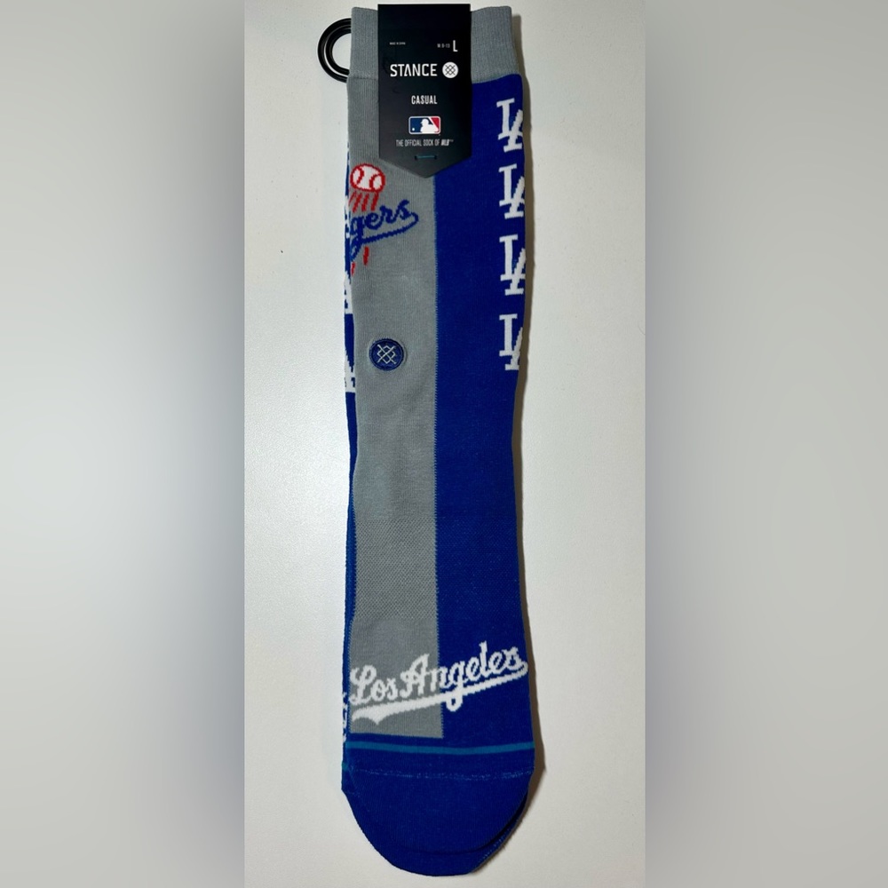 Stance “LA Dodgers, los angeles split crew Royal. Size L,